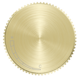 Bella Vista Mica Fluted Progressive Shower Mixer French Gold SHM-6-PROG-FG