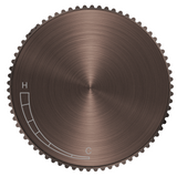 Bella Vista Mica Fluted Progressive Shower Mixer Dusk Bronze SHM-6-PROG-DB
