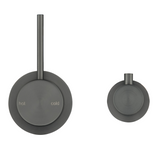 Bella Vista Mica Shower Mixer Diverter Sideways Reverse (Trim Kit only) Gunmetal SHM-5-UDV-SW-GM-TK