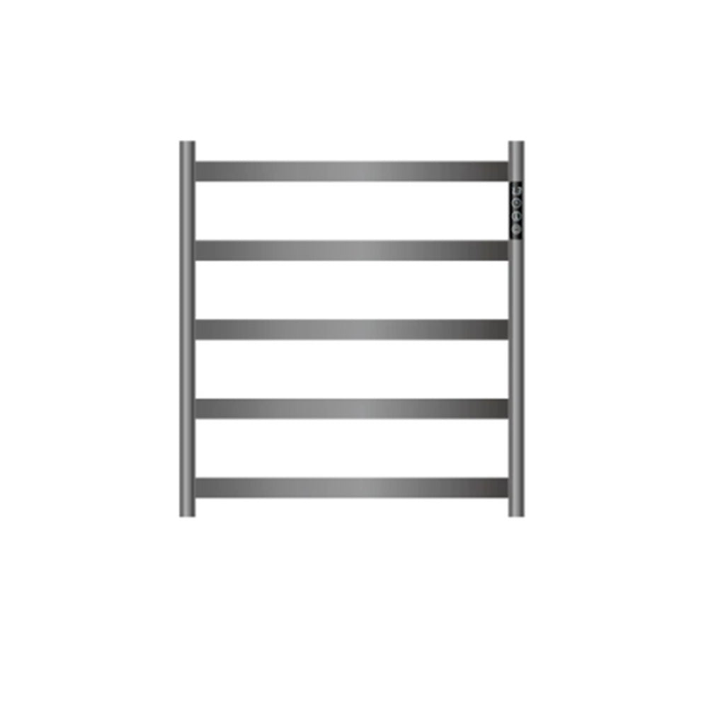 Mallow Smart Heated Towel Rail 5 Bar Brushed Nickel SHR5550-BN