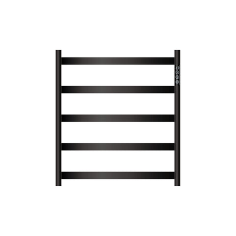 Mallow Smart Heated Towel Rail 5 Bar Matte Black SHR5550-MB