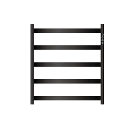 Mallow Smart Heated Towel Rail 5 Bar Matte Black SHR5550-MB