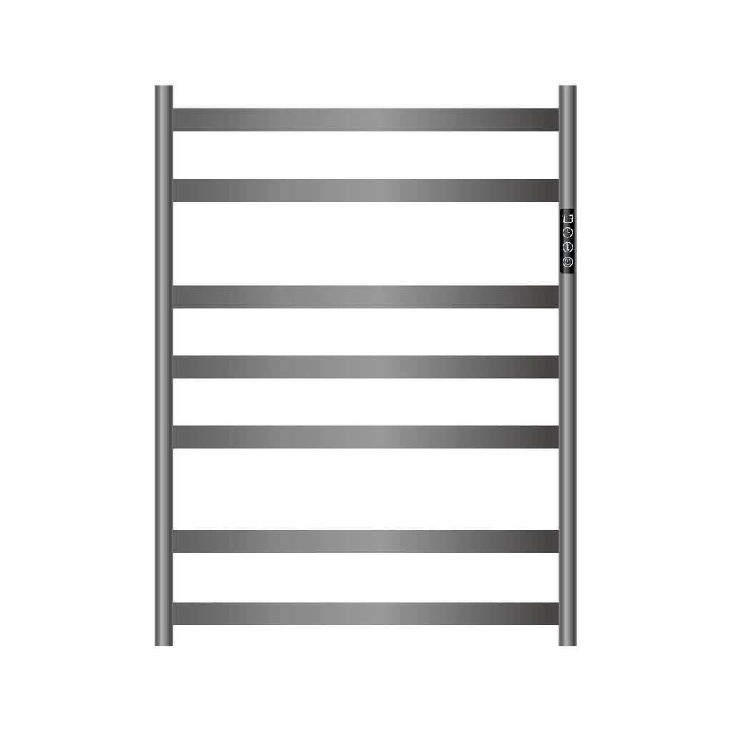 Mallow Smart Heated Towel Rail 7 Bar Brushed Nickel SHR7600-BN