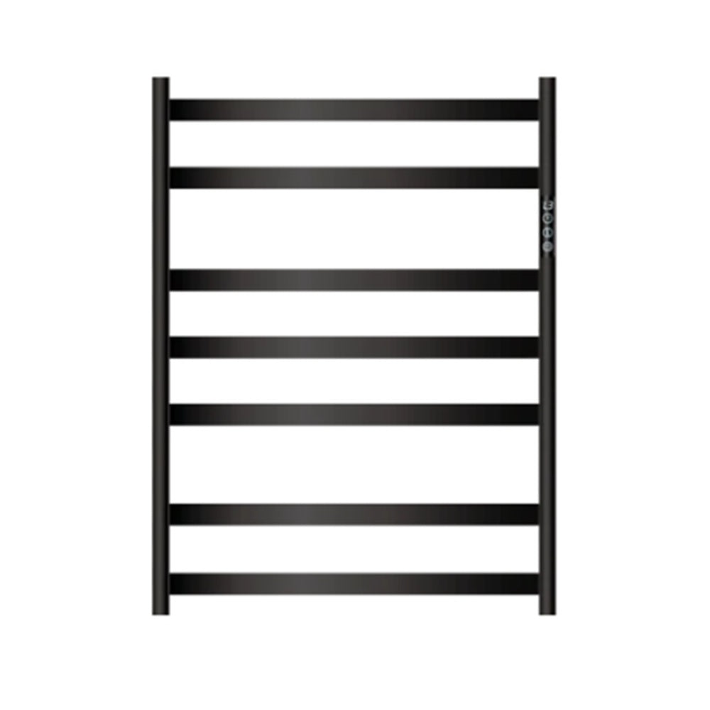 Mallow Smart Heated Towel Rail 7 Bar Matte Black SHR7600-MB