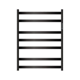 Mallow Smart Heated Towel Rail 7 Bar Matte Black SHR7600-MB