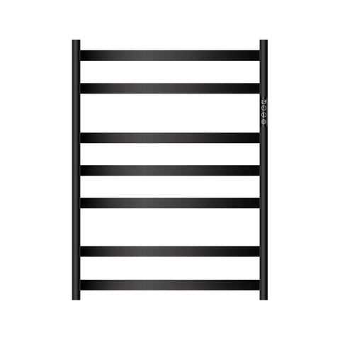 Mallow Smart Heated Towel Rail 7 Bar Matte Black SHR7600-MB