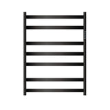 Mallow Smart Heated Towel Rail 7 Bar Matte Black SHR7600-MB