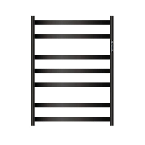 Mallow Smart Heated Towel Rail 7 Bar Matte Black SHR7600-MB