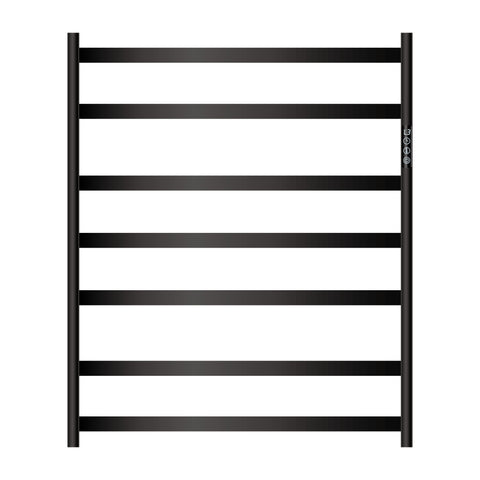 Mallow Smart Heated Towel Rail 7 Bar Matte Black SHR7750-MB