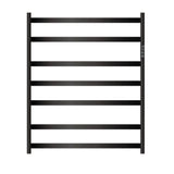 Mallow Smart Heated Towel Rail 7 Bar Matte Black SHR7750-MB