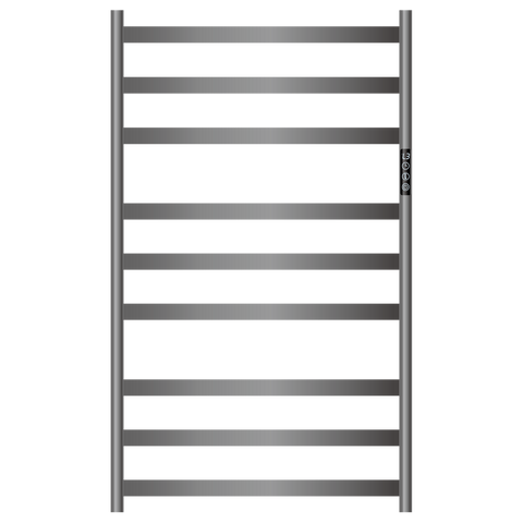 Mallow Smart Heated Towel Rail 9 Bar Brushed Nickel SHR9600-BN