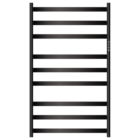 Mallow Smart Heated Towel Rail 9 Bar Matte Black SHR9600-MB