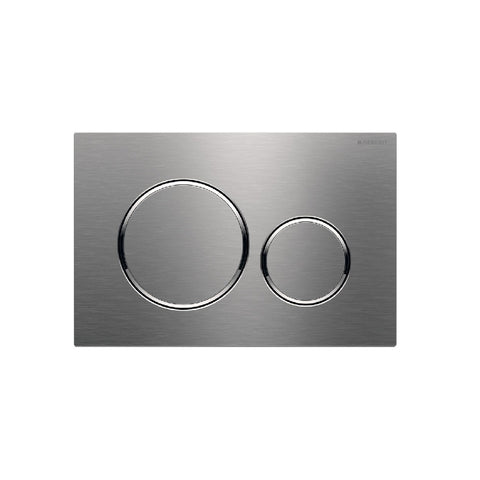 Fienza Round Flush Buttons for Geberit Sigma 20 Brushed Stainless Steel SIG20-BSS