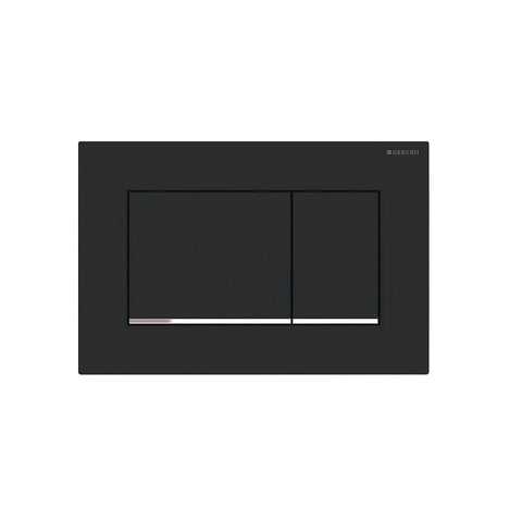 Fienza Rectangular Flush Buttons for Geberit Sigma 30 Matte Black SIG30-MB