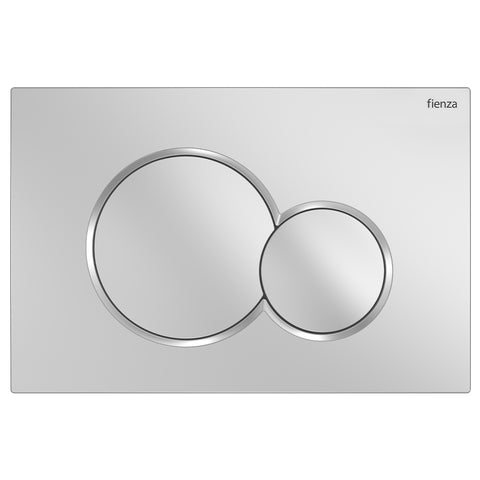 Fienza SIGMA Round Button Flush Plate suits Geberit Sigma Cistern Matte Chrome SIG41-MC
