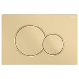Fienza SIGMA Round Button Flush Plate suits Geberit Sigma Cistern Urban Brass SIG41-UB