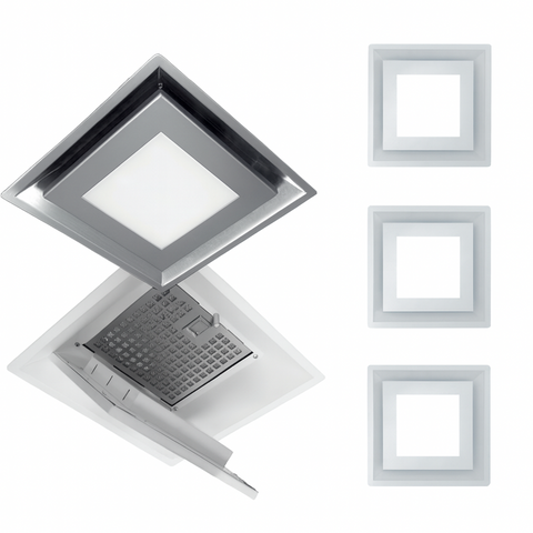 Schweigen Modular Ceiling Cassette Rangehood X3 w/ 3200M3/Hr Motor Stainless Steel CC-PARA3WSE