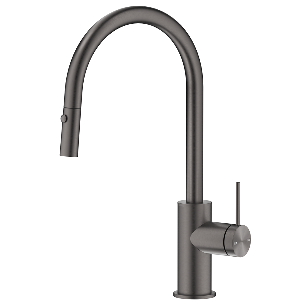 Bella Vista Mica Pull-Out Sink Mixer Gunmetal SM-5-PO-GM
