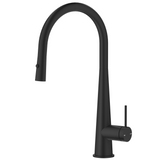Bella Vista Mica Pull-Out Cone Sink Mixer Black SM-52-POC-BLK