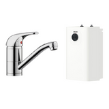 Stiebel Eltron Open Vented Compact Storage Water Heater SNU 5 + Short Spout Sink Mixer MEW 232384