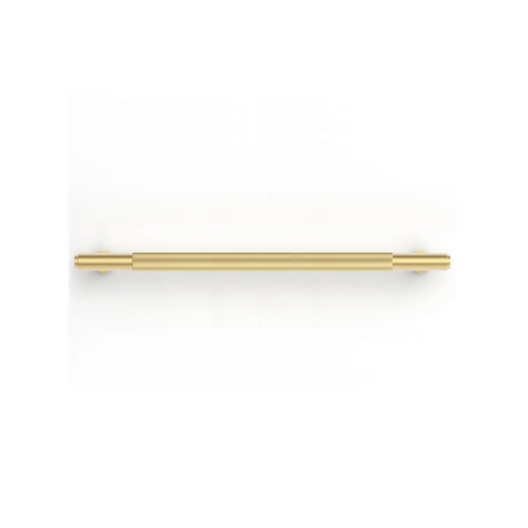 Otti Soho Handle 160/195mm (160mm Hole To Hole ; 195mm Total Length) Brushed Brass SOHDL160-BB