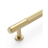 Otti Soho Handle 160/195mm (160mm Hole To Hole ; 195mm Total Length) Brushed Brass SOHDL160-BB