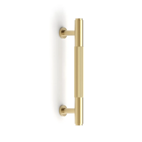 Otti Soho Handle 96/132mm (96mm Hole To Hole ; 132mm Total Length) Brushed Brass SOHDL96-BB