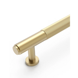Otti Soho Handle 96/132mm (96mm Hole To Hole ; 132mm Total Length) Brushed Brass SOHDL96-BB