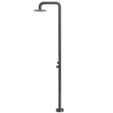 Bella Vista Mica Soft Square Freestanding Outdoor Shower Gunmetal OS-52-GM