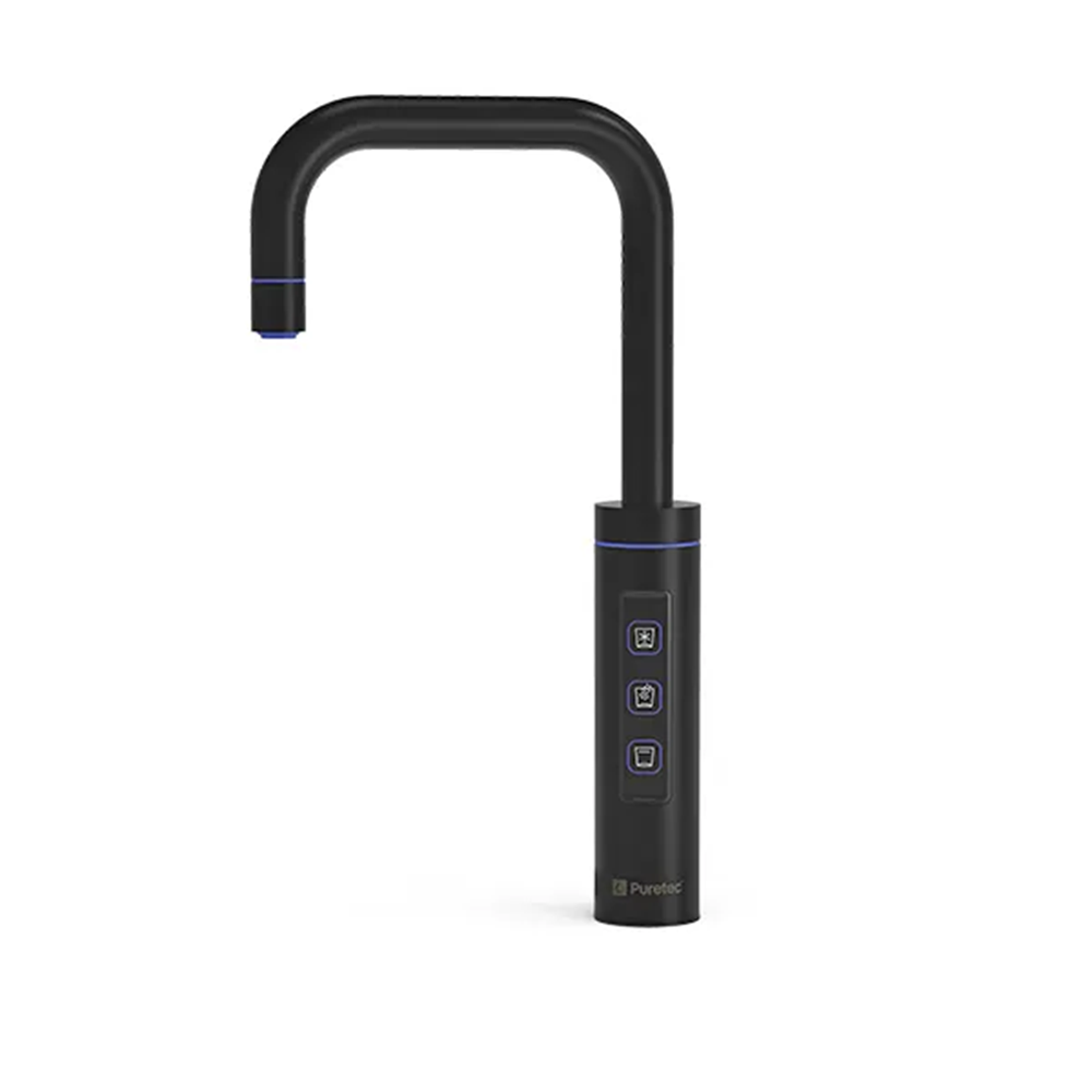 Puretec Sparkling Chilled And Filtered Water Undersink System Matte Black  SPARQ-S5-BK-LF