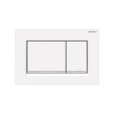 Oliveri Toilet Geberit SIGMA30 Square Push Plate Matte White SQPPWH