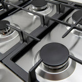 Euro Appliance Cooktop Gas 75cm 5 Burner Left Hand WOK Stainless Steel ECT75G5X