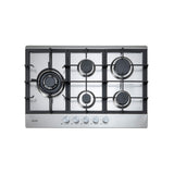 Euro Appliance Cooktop Gas 75cm 5 Burner Left Hand WOK Stainless Steel ECT75G5X