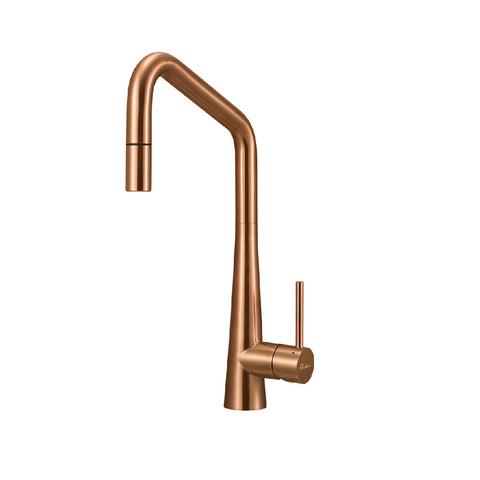 Oliveri Tap Pull-out Square Gooseneck Lead Free Copper SS31675-CU