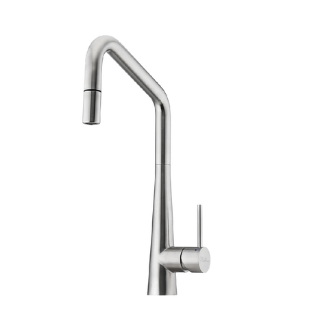 Oliveri Tap Pull-out Square Gooseneck Lead Free Stainless Steel SS31675