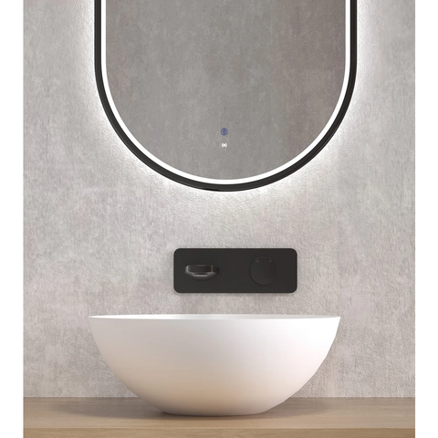 Otti London Solid Surface Basin 400x400x150mm Matte White SSB4040