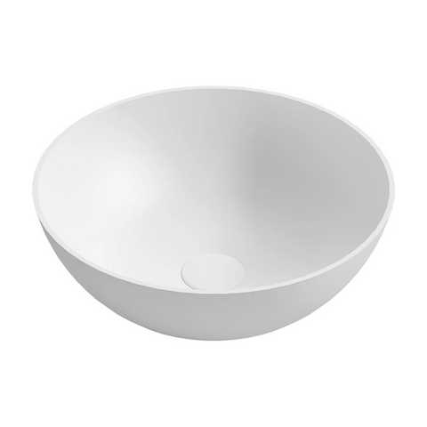 Otti London Solid Surface Basin 400x400x150mm Matte White SSB4040
