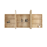 Otti Newport Shaving Cabinet 1800x750mm Natural Oak SSQ1875N