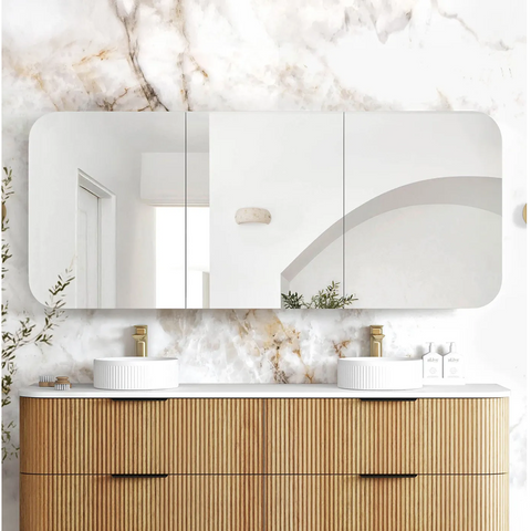 Otti Newport Shaving Cabinet 1800x750mm Woodland Oak SSQ1875WL
