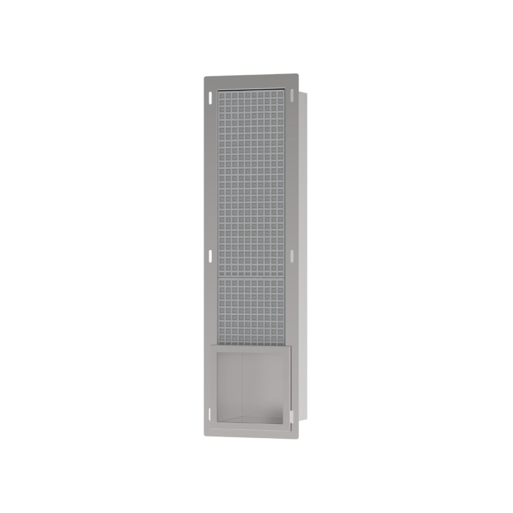 Hansgrohe Xtrastoris Recessed Toilet Paper Storage Stainless Steel 56058800