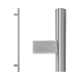 Lockwood 141 Entrance Handles with 600 mm Centres Satin Stainless Steel 141X600SSS