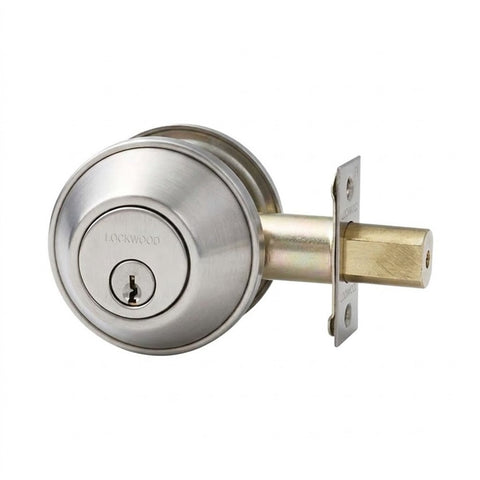 Lockwood Symmetry Deadbolt Double Cylinder Polished Stainless Steel 7107PSS