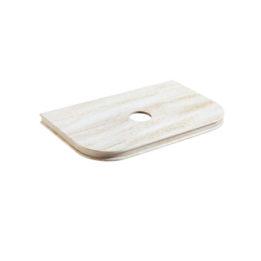 Otti Bondi English Edge Top 600x460x50mm (Nth Or 12th Only) Sand Dune STBO64SD-50