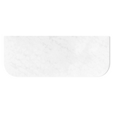 Otti Havana Top 1200x500x20mm (No Hole) Solid Surface Cloudy Carrara SSHA125CA-NH