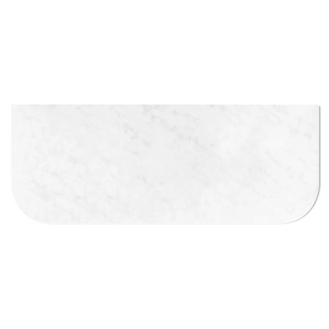Otti Havana Top 1200x500x20mm (No Hole) Solid Surface Cloudy Carrara SSHA125CA-NH
