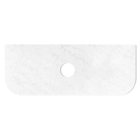 Otti Havana Top 1200x500x20mm Solid Surface Cloudy Carrara SSHA125CA