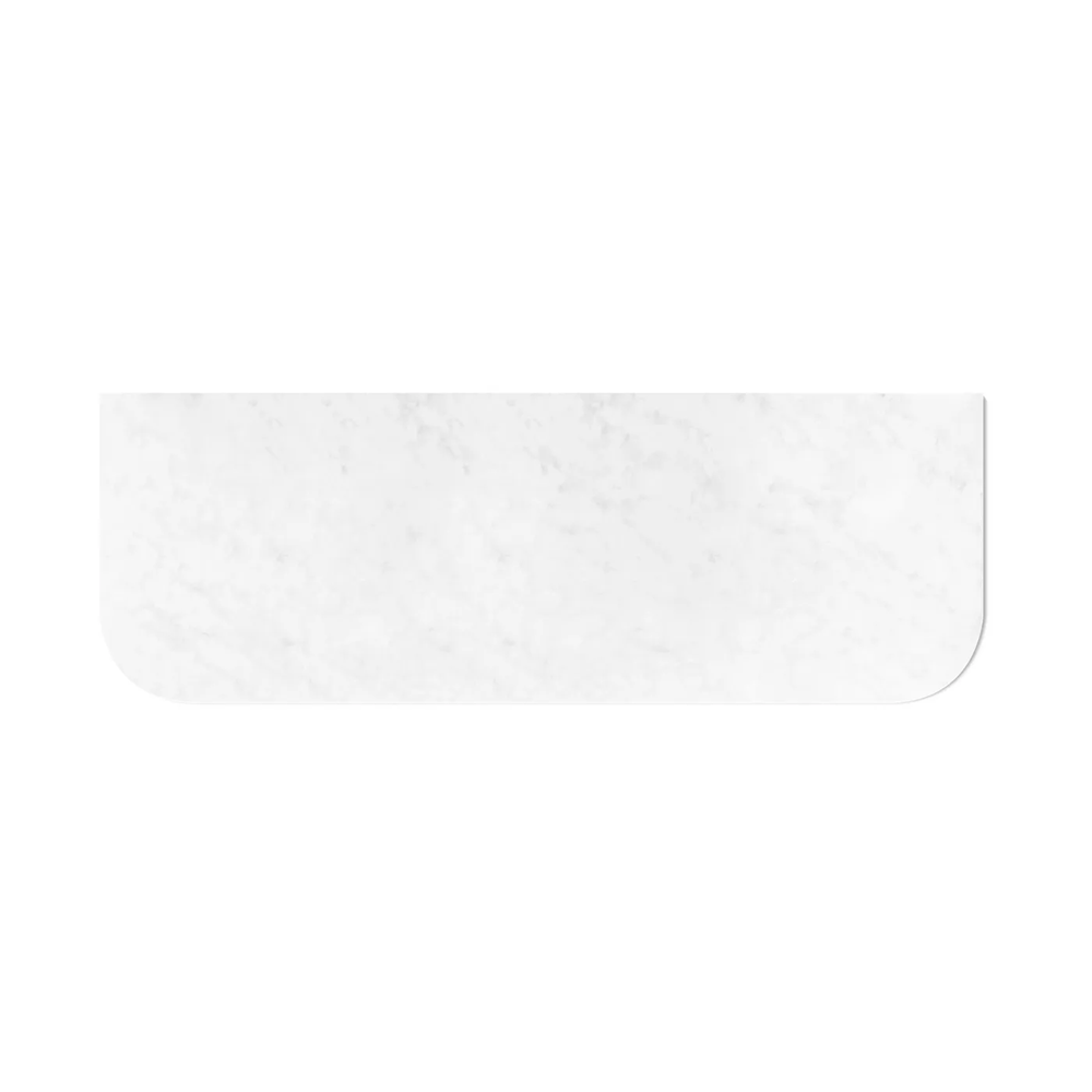 Otti Havana Top 1500x500x20mm (No Hole) Solid Surface Cloudy Carrara SSHA155CA-NH