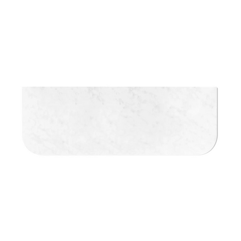 Otti Havana Top 1500x500x20mm (No Hole) Solid Surface Cloudy Carrara SSHA155CA-NH