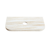 Otti Hanava Curve Fluted Wall Hung Vanity 900mm Sable Walnut / English Edge 50mm Sand Dune Top HA900SWST-SD