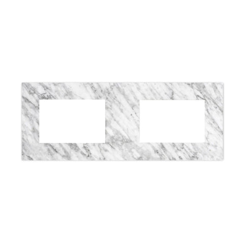 Otti Top 1200x465x18mm w/ Undermount Cut Only Natural Carrara Marble STUD124NCA-U